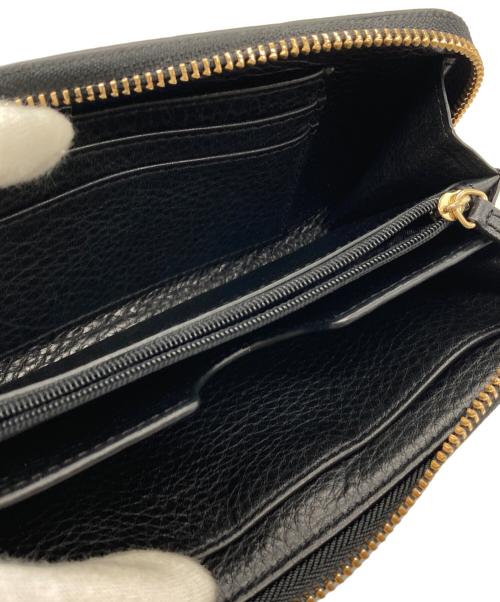 MICHAEL KORS（マイケルコース）MICHAEL KORS (マイケル・コース) ラウンドジップウォレット ブラックの古着・服飾アイテム