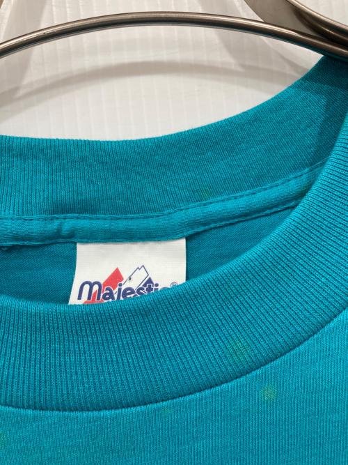 Majestic（マジェスティック）Majestic (マジェスティック) プリントTシャツ グリーン サイズ:XLの古着・服飾アイテム
