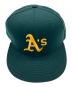 中古・古着 New Era (ニューエラ) 59 FIFTY AT 50 (フィフティーナイン フィフティー アット フィフティー) キャップ グリーン サイズ:SIZE 7 5/8：12000円