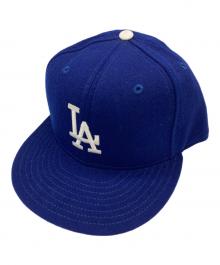New Era×59 FIFTY AT 50（ニューエラ×フィフティーナイン フィフティー アット フィフティー）の古着「キャップ」｜ブルー
