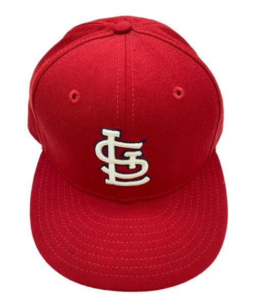 New Era（ニューエラ）New Era (ニューエラ) 59 FIFTY AT 50 キャップ レッド サイズ:SIZE 7 3/4の古着・服飾アイテム