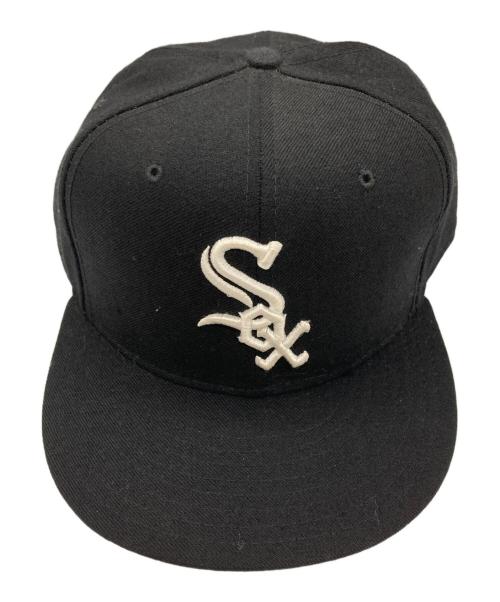 New Era（ニューエラ）New Era (ニューエラ) 59 FIFTY AT 50 (フィフティーナイン フィフティー アット フィフティー) キャップ ブラック サイズ:SIZE 7 3/4の古着・服飾アイテム