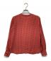 ANAYI (アナイ) ボウタイネックシフォンドットブラウス レッド サイズ:36：4000円