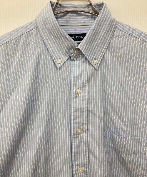 NAUTICA（ノーティカ）NAUTICA (ノーティカ) ストライプシャツ ブルー サイズ:XLの古着・服飾アイテム