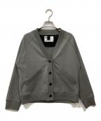 MHLエムエイチエル）の古着「WORN COTTON ジャージカーディガン」｜グレー