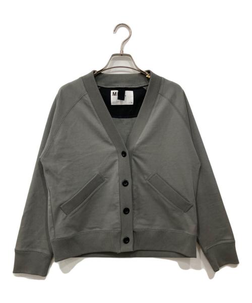 MHL（エムエイチエル）MHL (エムエイチエル) WORN COTTON ジャージカーディガン グレー サイズ:2の古着・服飾アイテム