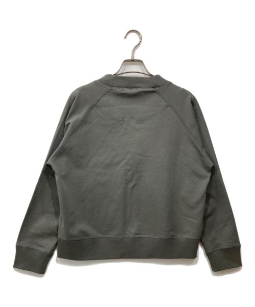 MHL（エムエイチエル）MHL (エムエイチエル) WORN COTTON ジャージカーディガン グレー サイズ:2の古着・服飾アイテム