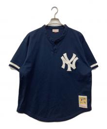 MITCHELL & NESS×Cooperstown（ミッチェルアンドネス×クーパーズタウン）の古着「ゲームシャツ」｜ネイビー