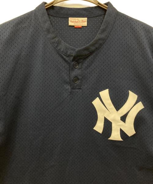 MITCHELL & NESS（ミッチェルアンドネス）MITCHELL & NESS (ミッチェルアンドネス) COOPERSTOWN (クーパーズタウン) ゲームシャツ ネイビー サイズ:XLの古着・服飾アイテム