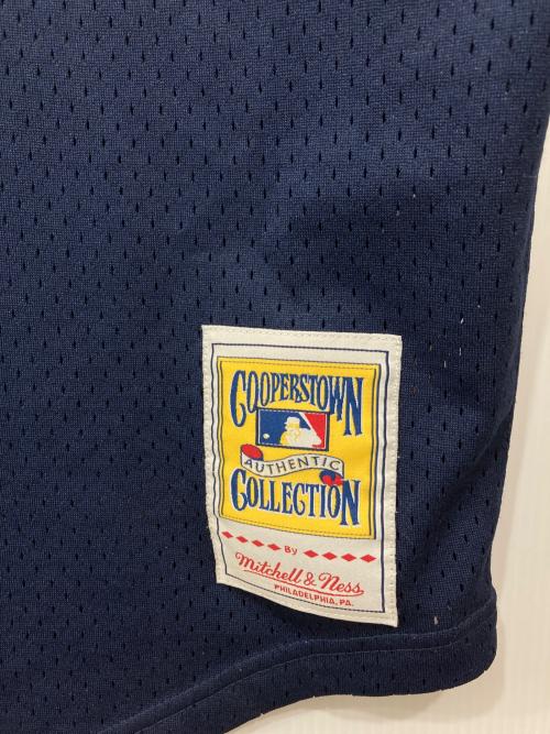 MITCHELL & NESS（ミッチェルアンドネス）MITCHELL & NESS (ミッチェルアンドネス) COOPERSTOWN (クーパーズタウン) ゲームシャツ ネイビー サイズ:XLの古着・服飾アイテム
