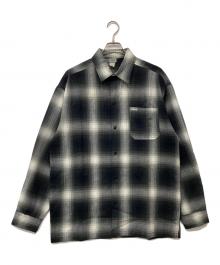 CalTop（キャルトップ）の古着「オンブレチェックシャツ」｜グレー
