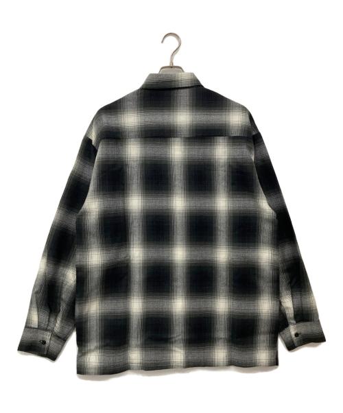 CalTop（キャルトップ）CalTop (キャルトップ) オンブレチェックシャツ グレー サイズ:Lの古着・服飾アイテム