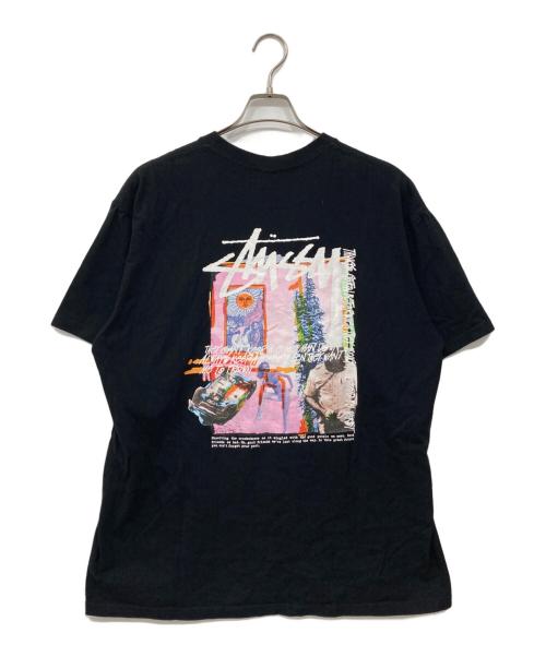 stussy（ステューシー）stussy (ステューシー) デイドリームピグメントダイTシャツ ブラック サイズ:XLの古着・服飾アイテム