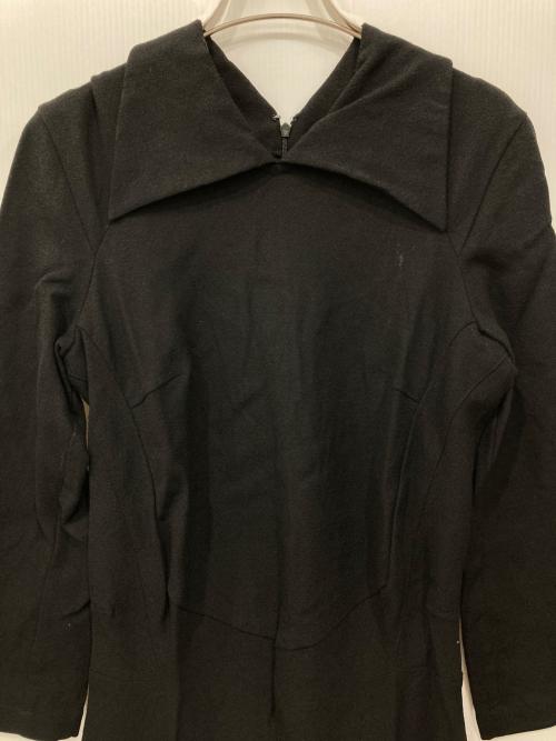 JUNYA WATANABE COMME des GARCONS（(ジュンヤワタナベ コムデギャルソン）JUNYA WATANABE COMME des GARCONS ((ジュンヤワタナベ コムデギャルソン) カットオフウールワンピース ブラック サイズ:Sの古着・服飾アイテム