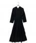 JUNYA WATANABE COMME des GARCONS ((ジュンヤワタナベ コムデギャルソン) カットオフウールワンピース ブラック サイズ:S：35000円