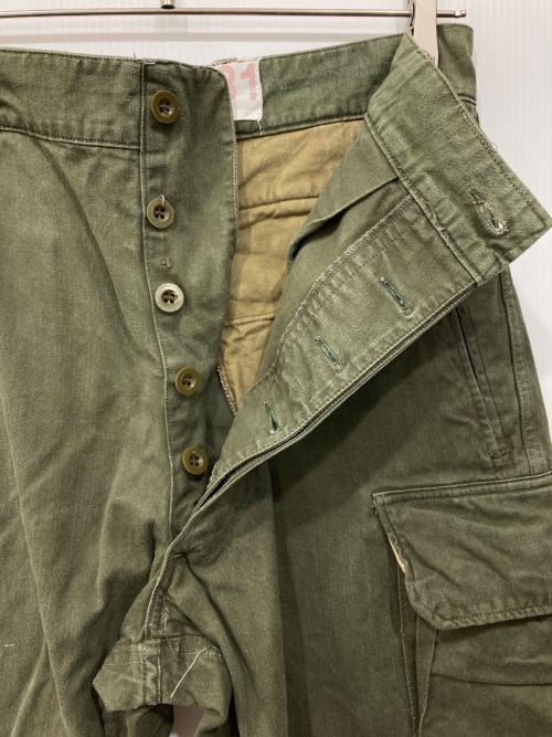 French Army（フランス軍）French Army (フランス軍) M-47カーゴパンツ カーキ サイズ:31の古着・服飾アイテム