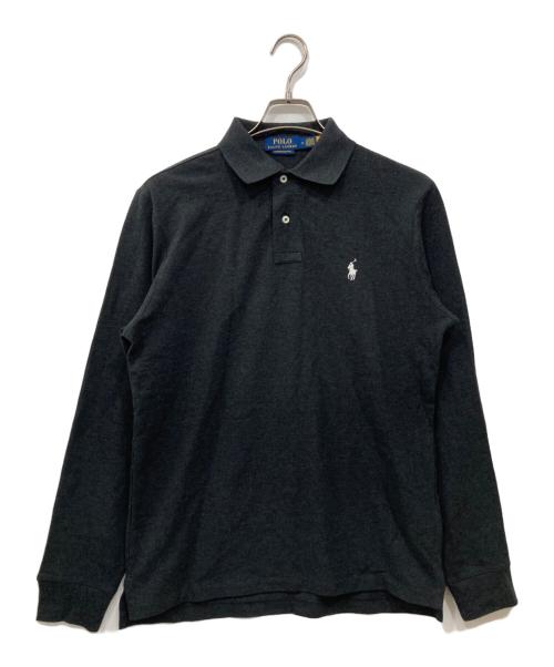 POLO RALPH LAUREN（ポロ・ラルフローレン）POLO RALPH LAUREN (ポロ・ラルフローレン) ロングスリーブポロシャツ グレー サイズ:Mの古着・服飾アイテム