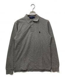POLO RALPH LAUREN（ポロ・ラルフローレン）の古着「ロングスリーブポロシャツ」｜グレー