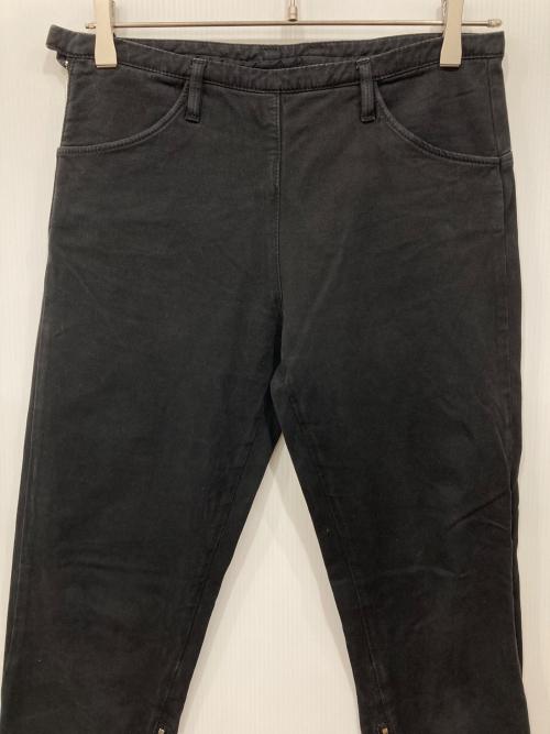 MM6 Maison Margiela（エムエムシックスメゾンマルジェラ）MM6 Maison Margiela (エムエムシックスメゾンマルジェラ) ジップパンツ ブラック サイズ:40の古着・服飾アイテム