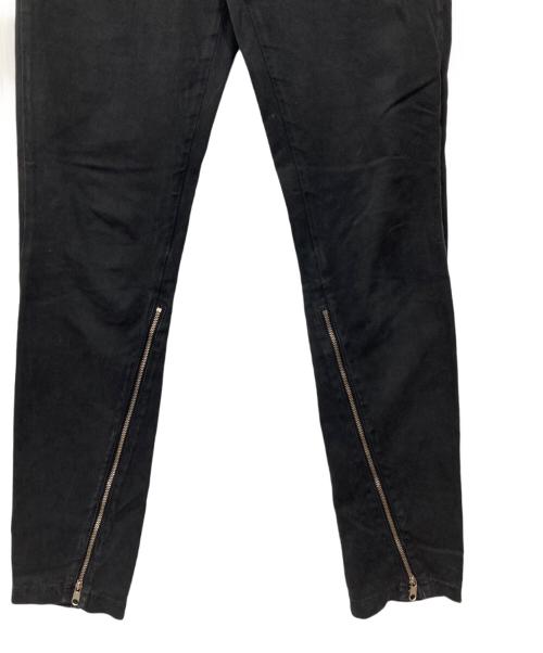 MM6 Maison Margiela（エムエムシックスメゾンマルジェラ）MM6 Maison Margiela (エムエムシックスメゾンマルジェラ) ジップパンツ ブラック サイズ:40の古着・服飾アイテム