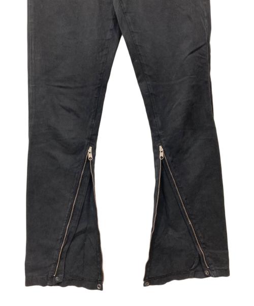 MM6 Maison Margiela（エムエムシックスメゾンマルジェラ）MM6 Maison Margiela (エムエムシックスメゾンマルジェラ) ジップパンツ ブラック サイズ:40の古着・服飾アイテム