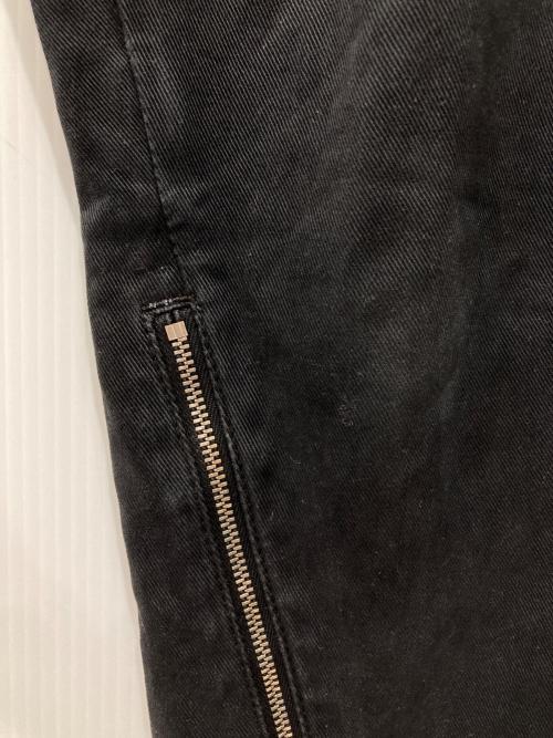 MM6 Maison Margiela（エムエムシックスメゾンマルジェラ）MM6 Maison Margiela (エムエムシックスメゾンマルジェラ) ジップパンツ ブラック サイズ:40の古着・服飾アイテム