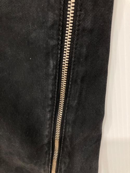 MM6 Maison Margiela（エムエムシックスメゾンマルジェラ）MM6 Maison Margiela (エムエムシックスメゾンマルジェラ) ジップパンツ ブラック サイズ:40の古着・服飾アイテム