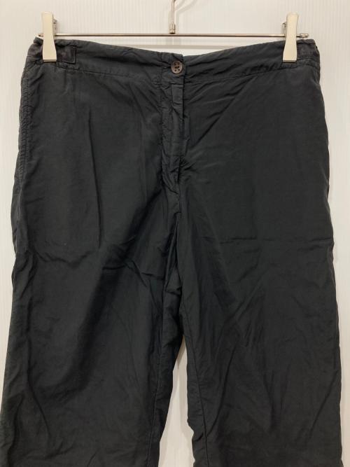 MM6 Maison Margiela（エムエムシックスメゾンマルジェラ）MM6 Maison Margiela (エムエムシックスメゾンマルジェラ) レーヨンパンツ ブラック サイズ:42の古着・服飾アイテム