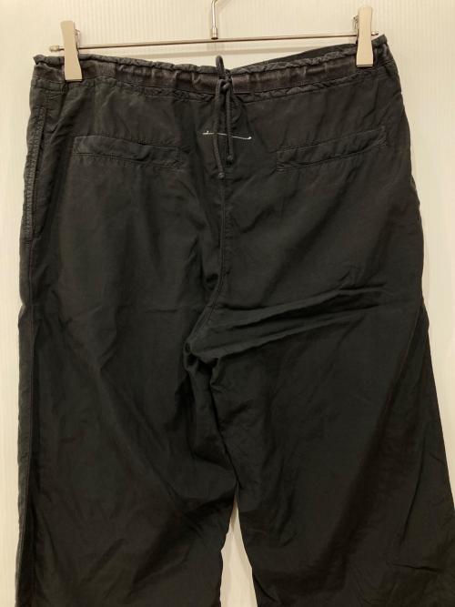 MM6 Maison Margiela（エムエムシックスメゾンマルジェラ）MM6 Maison Margiela (エムエムシックスメゾンマルジェラ) レーヨンパンツ ブラック サイズ:42の古着・服飾アイテム
