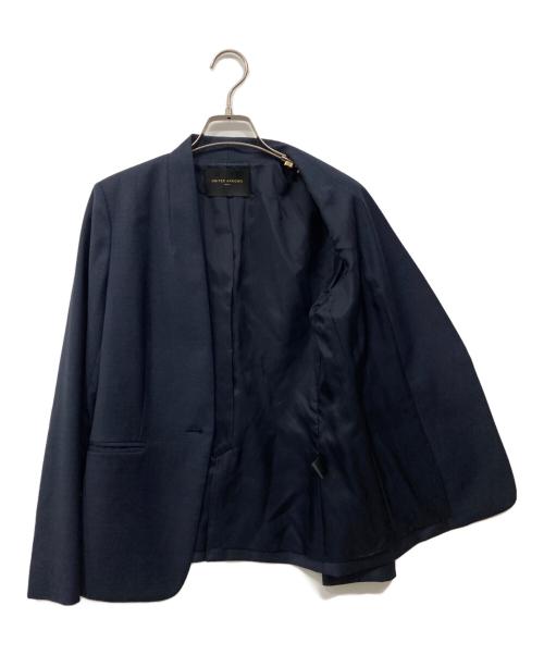 UNITED ARROWS（ユナイテッドアローズ）UNITED ARROWS (ユナイテッドアローズ) UPCB CERRUTI ノーラペルジャケット ネイビー サイズ:38の古着・服飾アイテム