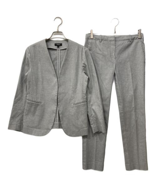 theory（セオリー）theory (セオリー) セットアップスーツ グレー サイズ:2の古着・服飾アイテム