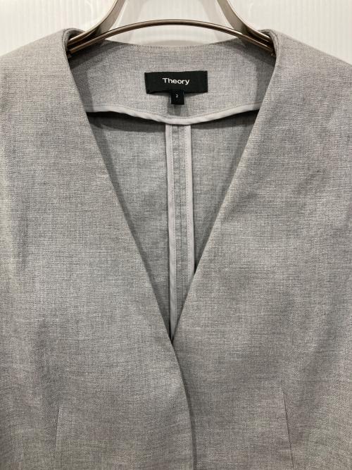 theory（セオリー）theory (セオリー) セットアップスーツ グレー サイズ:2の古着・服飾アイテム