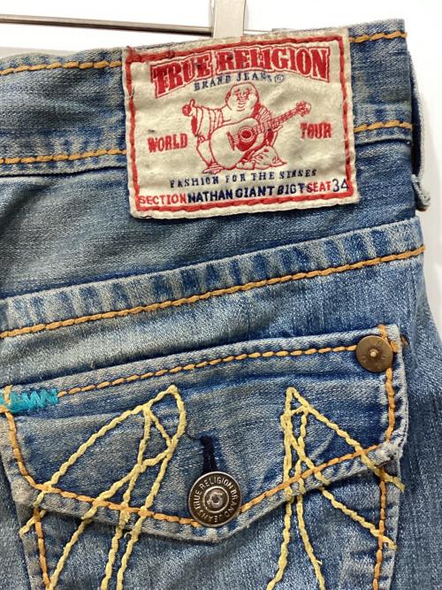 TRUE RELIGION（トゥルー レリジョン）TRUE RELIGION (トゥルー レリジョン) デニムパンツ ブルー サイズ:29の古着・服飾アイテム