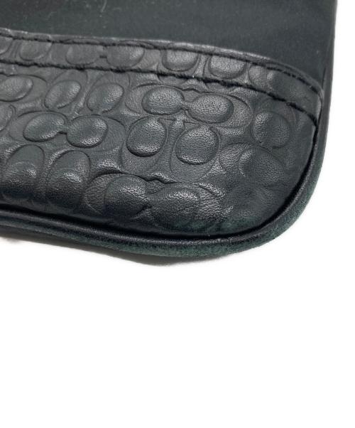 COACH（コーチ）COACH (コーチ) シグネチャーショルダーバッグ ブラックの古着・服飾アイテム