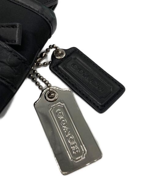 COACH（コーチ）COACH (コーチ) シグネチャーショルダーバッグ ブラックの古着・服飾アイテム