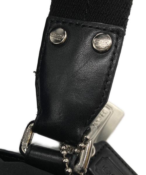 COACH（コーチ）COACH (コーチ) シグネチャーショルダーバッグ ブラックの古着・服飾アイテム