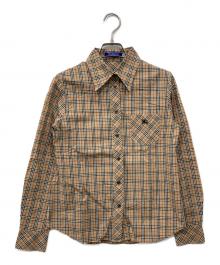 BURBERRY BLUE LABEL（バーバリー ブルー レーベル）の古着「ノバチェックシャツ」｜ベージュ