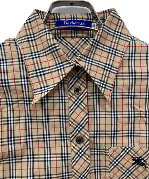 BURBERRY BLUE LABEL（バーバリー ブルー レーベル）BURBERRY BLUE LABEL (バーバリー ブルー レーベル) ノバチェックシャツ ベージュ サイズ:38の古着・服飾アイテム