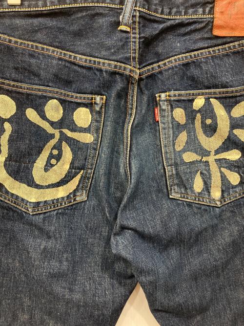 EVISU（エヴィス）EVISU (エヴィス) 2001/道楽デニムパンツ インディゴ サイズ:SIZE 96cm (W38)の古着・服飾アイテム