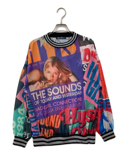 Hysteric Glamour（ヒステリックグラマー）Hysteric Glamour (ヒステリックグラマー) SCRATCH FEVER メッシュ プルオーバー マルチカラー サイズ:Freeの古着・服飾アイテム