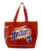 Hysteric Glamourヒステリックグラマー）の古着「ビニールトートバッグ」｜レッド