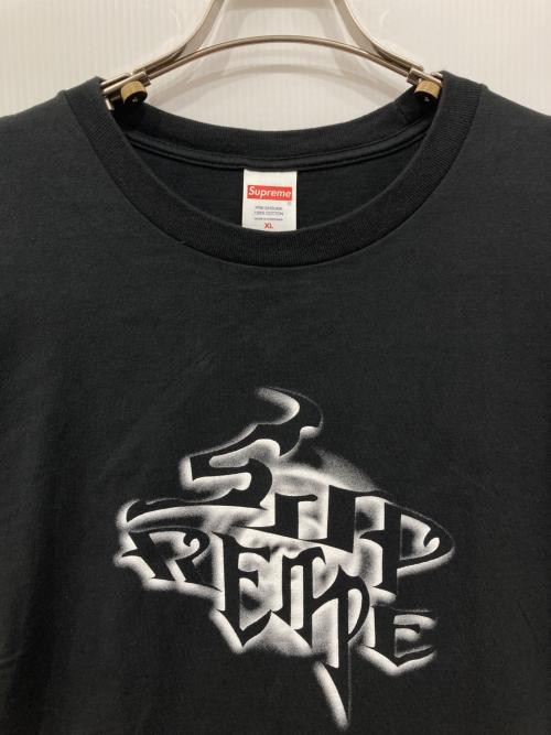 SUPREME（シュプリーム）SUPREME (シュプリーム) スモークTシャツ ブラック サイズ:XLの古着・服飾アイテム
