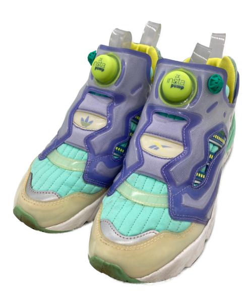 adidas（アディダス）adidas (アディダス) REEBOK (リーボック) ローカットスニーカー ブルー×グリーン サイズ:24の古着・服飾アイテム