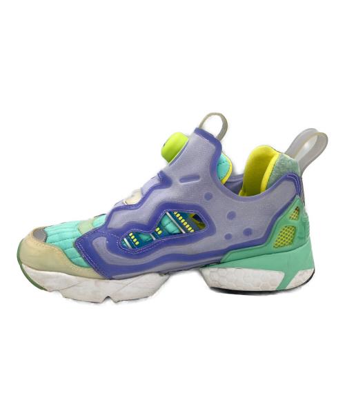 adidas（アディダス）adidas (アディダス) REEBOK (リーボック) ローカットスニーカー ブルー×グリーン サイズ:24の古着・服飾アイテム