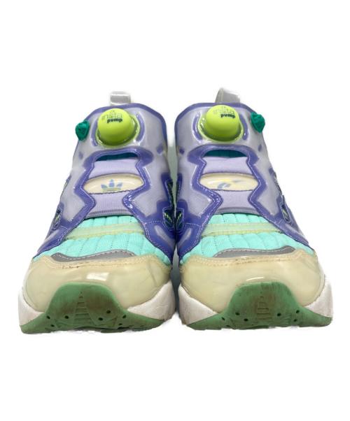 adidas（アディダス）adidas (アディダス) REEBOK (リーボック) ローカットスニーカー ブルー×グリーン サイズ:24の古着・服飾アイテム