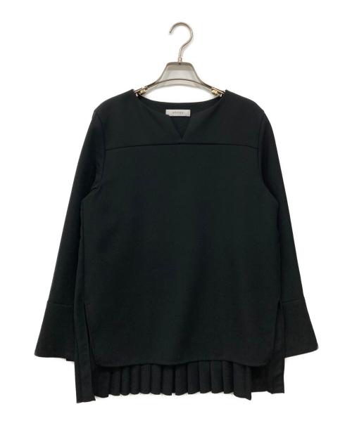 ADORE（アドーア）ADORE (アドーア) バックプリーツブラウス ブラック サイズ:38の古着・服飾アイテム