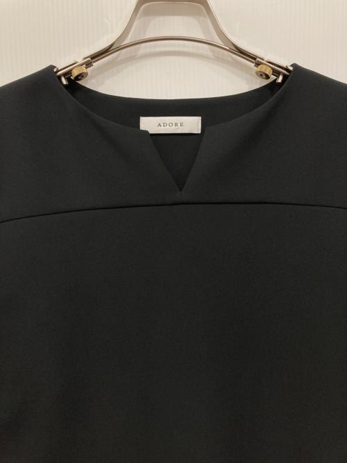 ADORE（アドーア）ADORE (アドーア) バックプリーツブラウス ブラック サイズ:38の古着・服飾アイテム