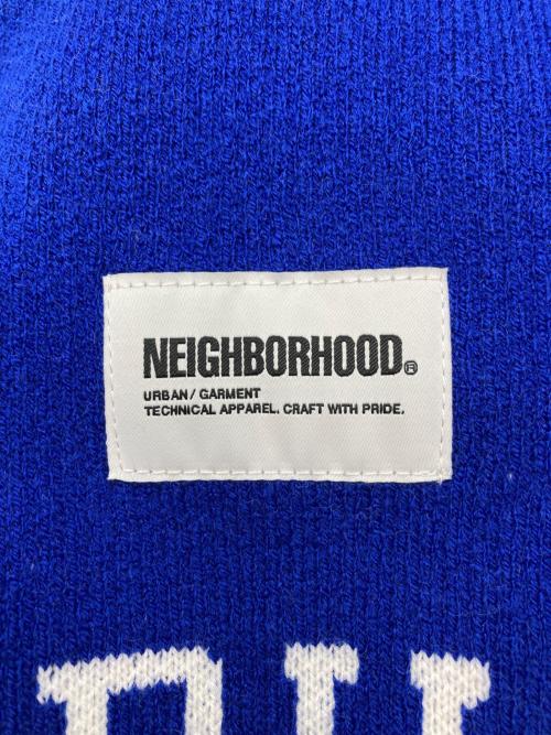 NEIGHBORHOOD（ネイバーフッド）NEIGHBORHOOD (ネイバーフッド) Team マフラー ブルーの古着・服飾アイテム