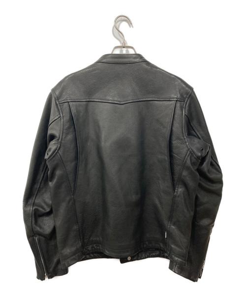 NEIGHBORHOOD（ネイバーフッド）NEIGHBORHOOD (ネイバーフッド) レザーライダースジャケット ブラック サイズ:Sの古着・服飾アイテム