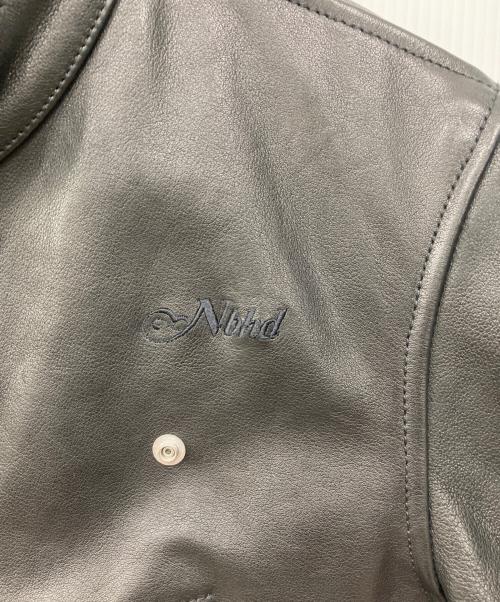 NEIGHBORHOOD（ネイバーフッド）NEIGHBORHOOD (ネイバーフッド) レザーライダースジャケット ブラック サイズ:Sの古着・服飾アイテム